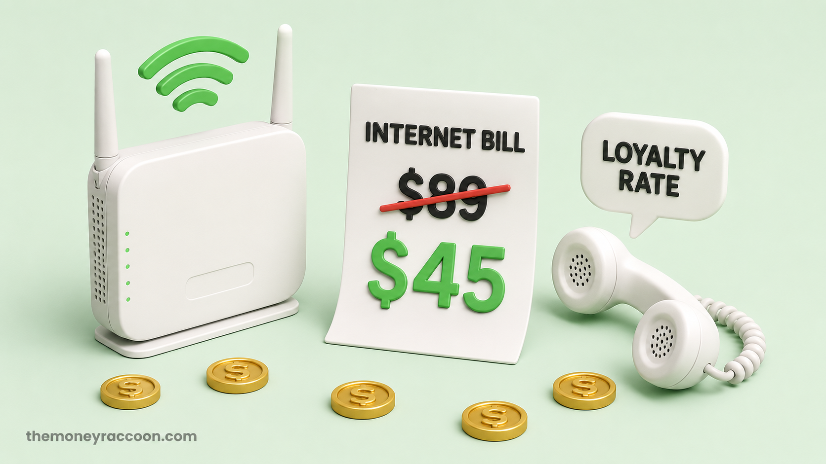 How to lower your internet bill — Wi-Fi router and internet bill cut from $89 to $45